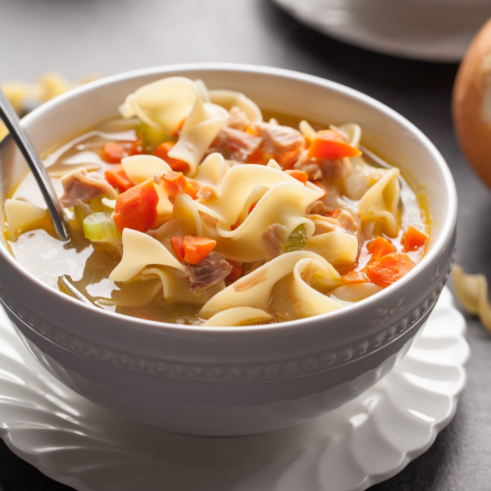 Chicken Noodle Soup is a favorite soup for chilly days or when we need an immunity boost.