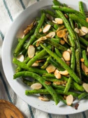 Sautéed Green Beans with brown butter and almonds